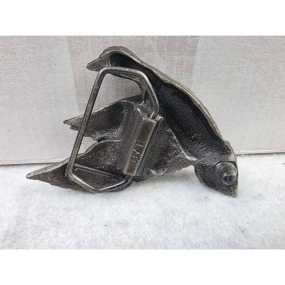 Vintage Duck‎ Belt Buckles Lot Of 2: 1978 Indiana Metal Craft 1975 Adezy Denver